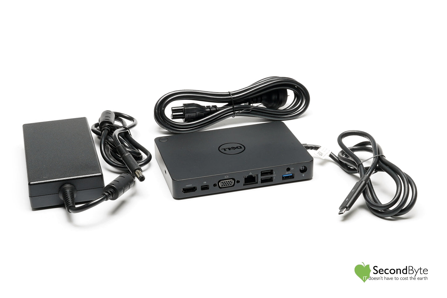 Genuine Dell USB-C Pro Docking Station K17A WD15 HDMI MDP inc 130W AC Adapter