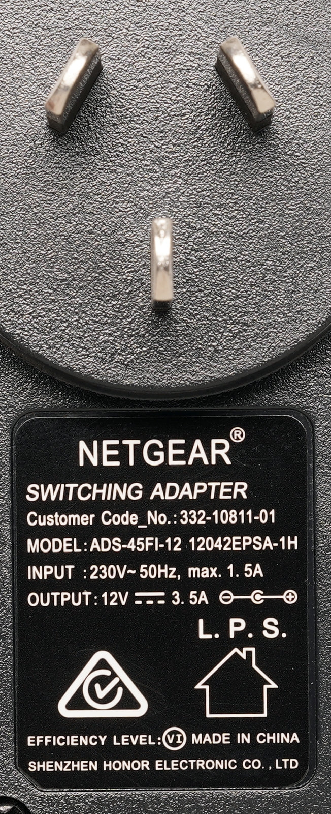 Netgear 12V 3.5A AC Power Supply Adapter ADS-45FI-12