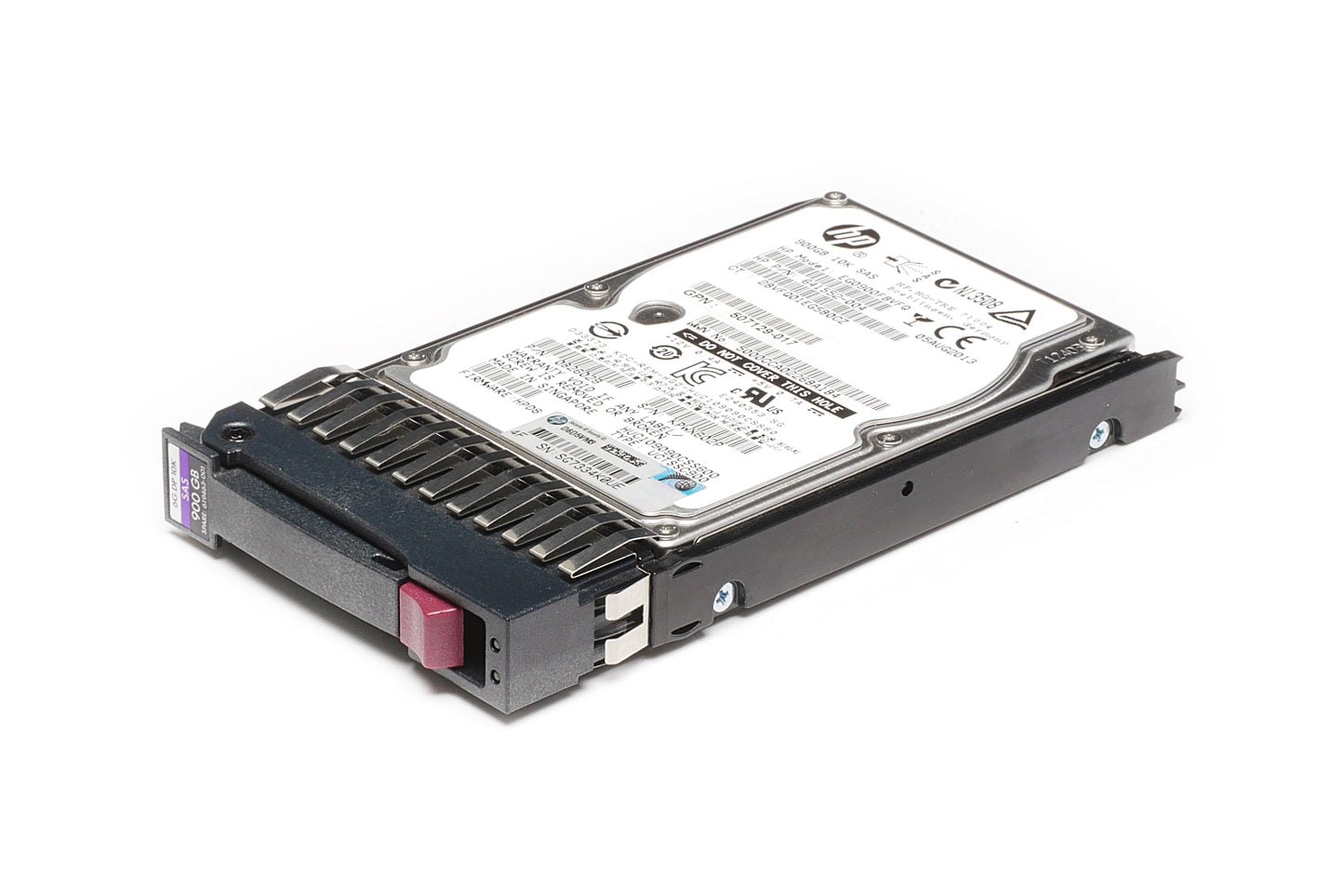 HP 900GB 2.5" SAS 10K 6GB/s HDD w/caddy EG0900FBVFQ 641552-004 100% S.M.A.R.T