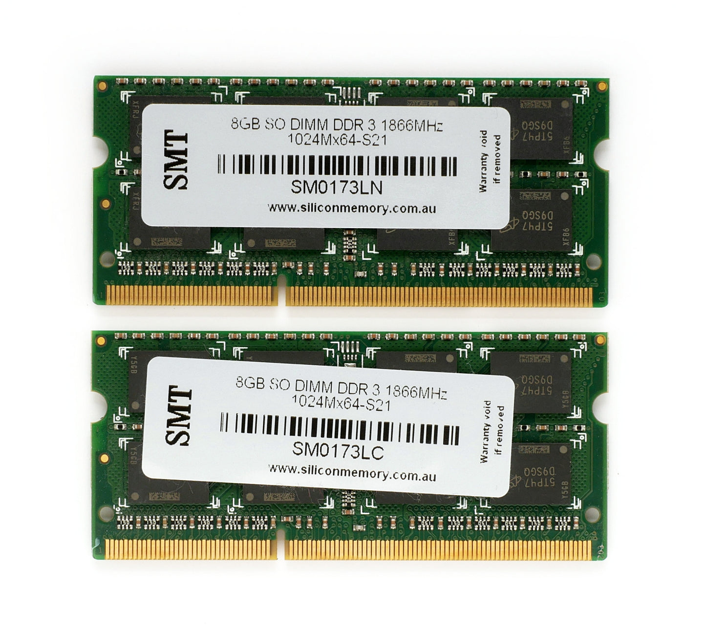 Apple SMT 16GB (2x 8GB) DDR3 PC3-1500 Sodimm Mac Laptop RAM