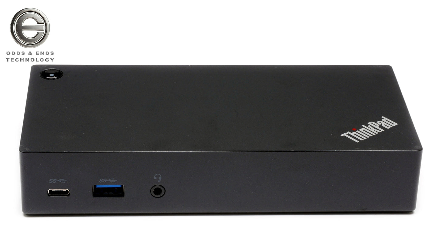 Lenovo ThinkPad DK1633 USB-C Docking Station Type 40A9 w/ 90W Lenovo AC Adapter