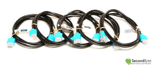 5 x Premium High Speed 4K Ultra HD + 3D Support HDMI w/Ethernet Cable AWM 20276