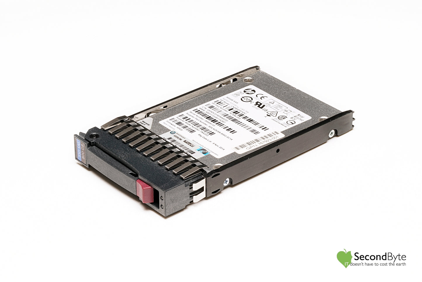 HP 800GB MLC 6G 2.5" SAS SSD w/Caddy SDLKOC6R-800G-5C14 767896-002