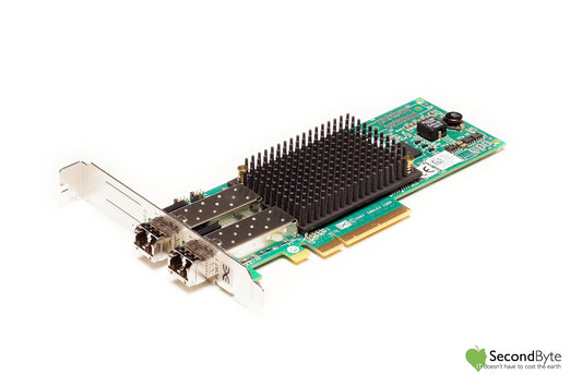 Dell LPE12002 Dual Port 8Gb PCI-E HBA FC 0C856M with 2 x SFP Full Height Bracket
