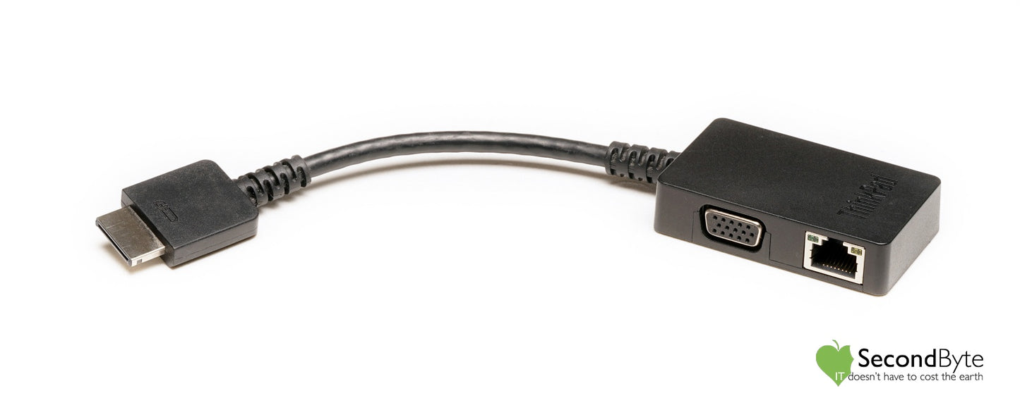 Lenovo ThinkPad OneLink+ VGA RJ45 Ethernet Network Adapter 03X7014 PTN3393