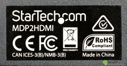 StarTech  Mini Display Port to HDMI Adapter MDP2HDMI