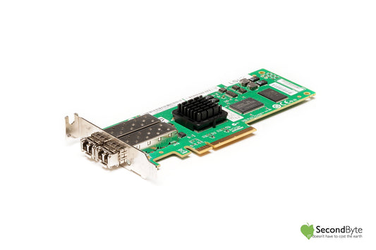 LSI DUAL PORT 4GB/S FIBRE CHANNEL PCIe CONTROLLER CARD LSI7204EP-LC WITH SFPs