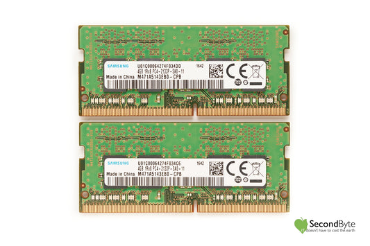 Samsung 8GB (2 X 4GB) PC4-2133P Laptop Memory RAM M471A5143EB0-CPB RAM