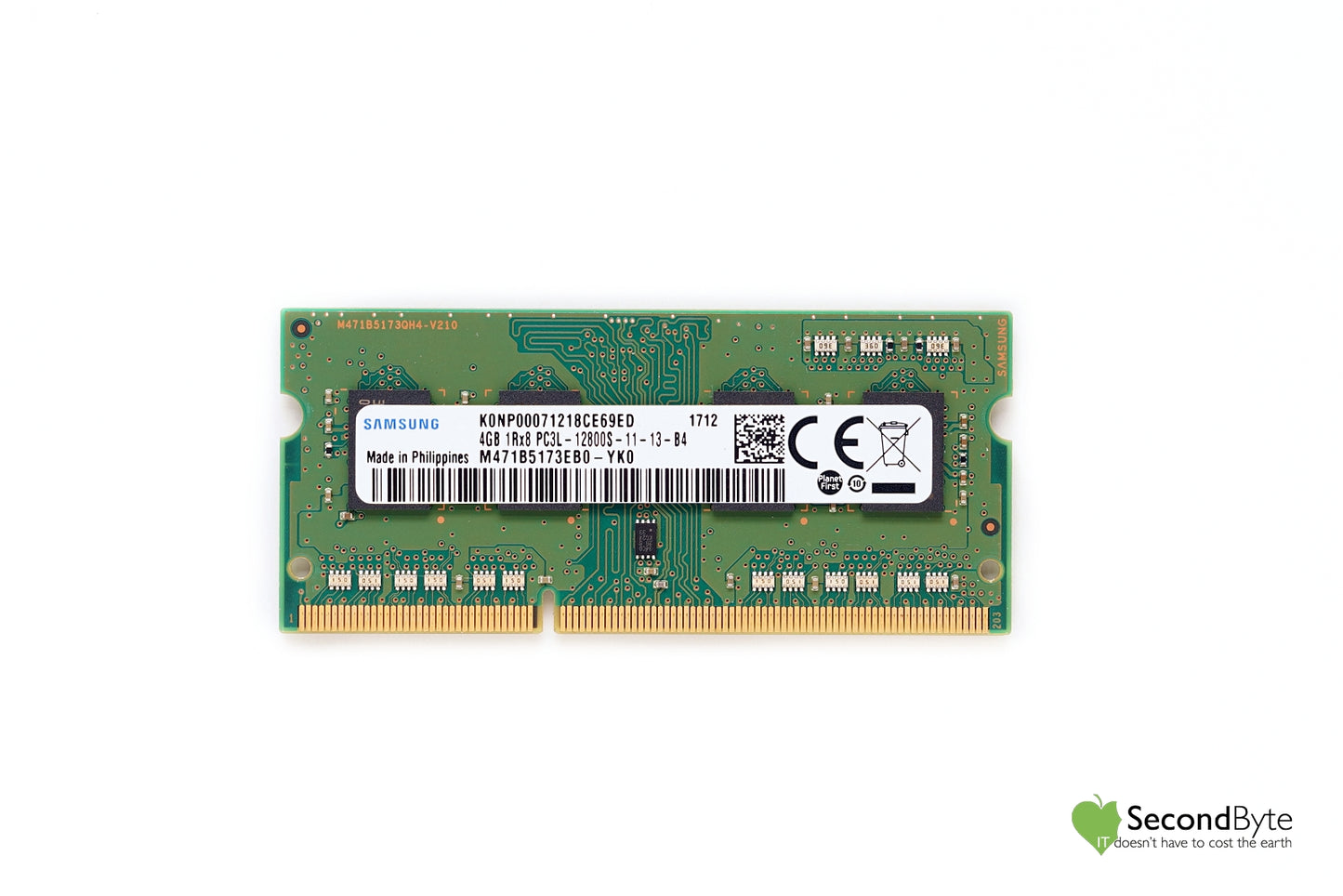 Samsung 4GB PC3L-12800S Laptop Memory RAM M471B5273DH0-YK0k