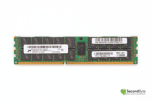 Micron 16GB PC3-12800R Server Memory MT36JSF2G72PZ-1G6D1HE 100-564-111