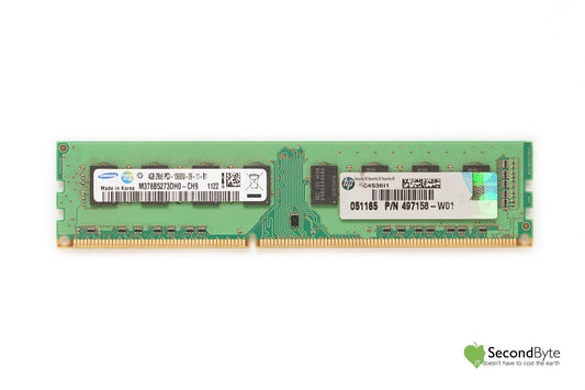 Samsung 4GB PC3-10600U Memory M378B5273DH0-CH9 497158-W01