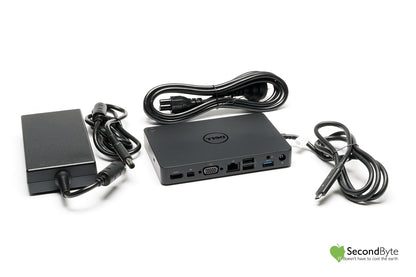 Genuine Dell USB-C Pro Docking Station K17A WD15 HDMI MDP inc 130W AC Adapter
