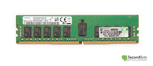 HP 16GB PC4-2400T-R 1RX4 G9 Server 819411-001 805349-B21 819411-001 809082-091