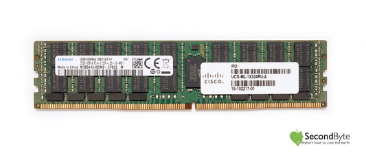 Cisco 32GB PC4-2133P 4DRx4 DDR4 Server Memory USC-ML-1X324RU-A 15-102217-01