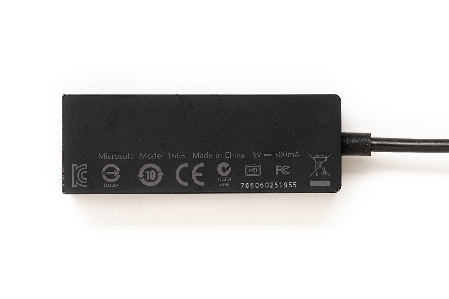 Genuine Microsoft Surface USB 3.0 Gigabit Ethernet Adapter Model 1663