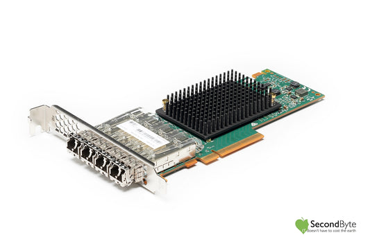 IBM Quad Port 16GB PCIe Fibre Channel Adapter 00WY983 with 4x 16GB SFPs