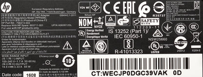 Genuine HP 65W AC Adapter PPP009C 756413-002 693711-001 19.5V 3.33A
