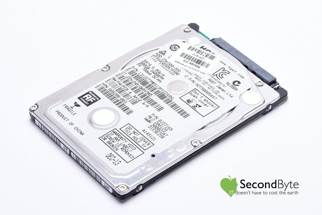 HGST 500GB  2.5" SATA HDD HTS545050AE7E680 PN:0J37165