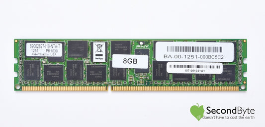 NetApp 8GB PC3-10600 DDR3-1333MHz REG ECC 107-00102+A1 69002827-I10-NTA-T