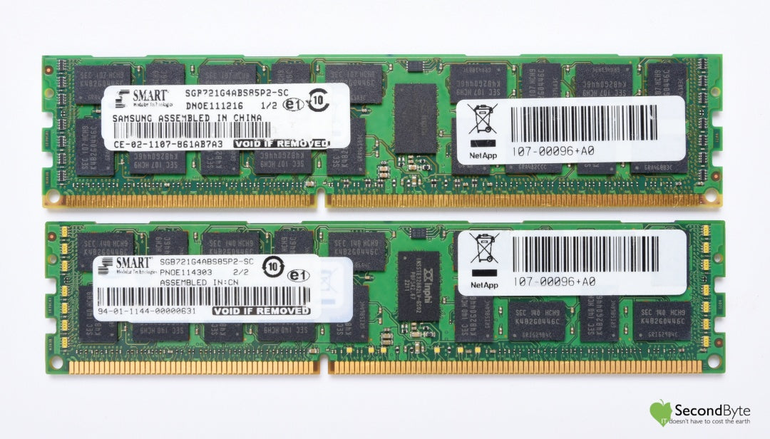 NetAPP X3205-R6 16GB (2 X 8GB) DIMM V6280 SA620 FAS6280 Memory 107-00096+A0
