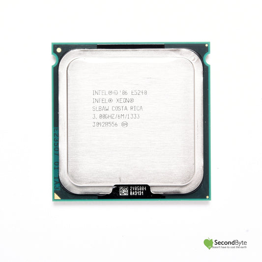 2 x Intel Xeon E5240 3.0GHz CPU SLBAW