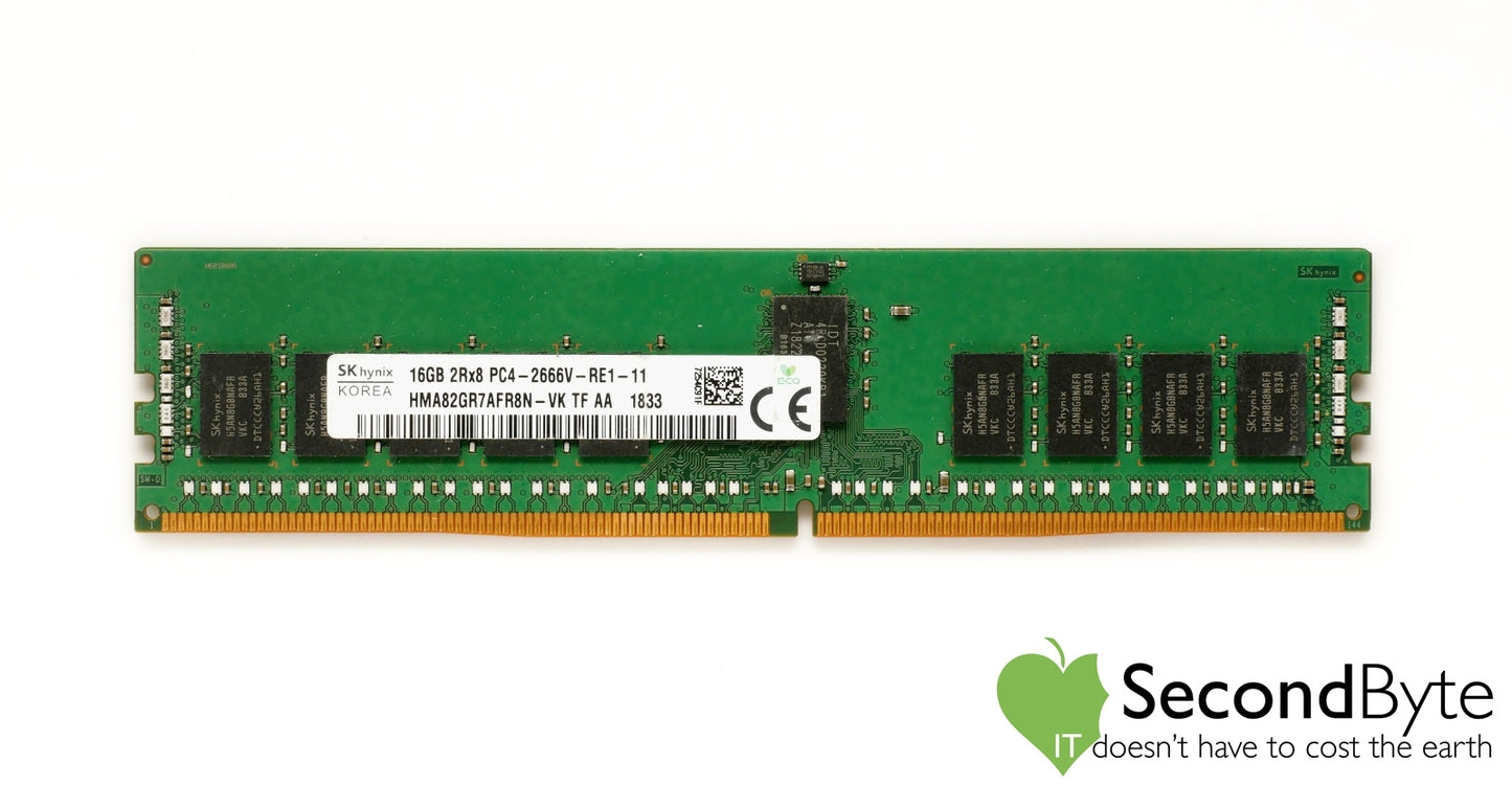 SK Hynix 16GB PC4-2666V REG ECC Server Memory  HMA82GR7AFR8N-VK