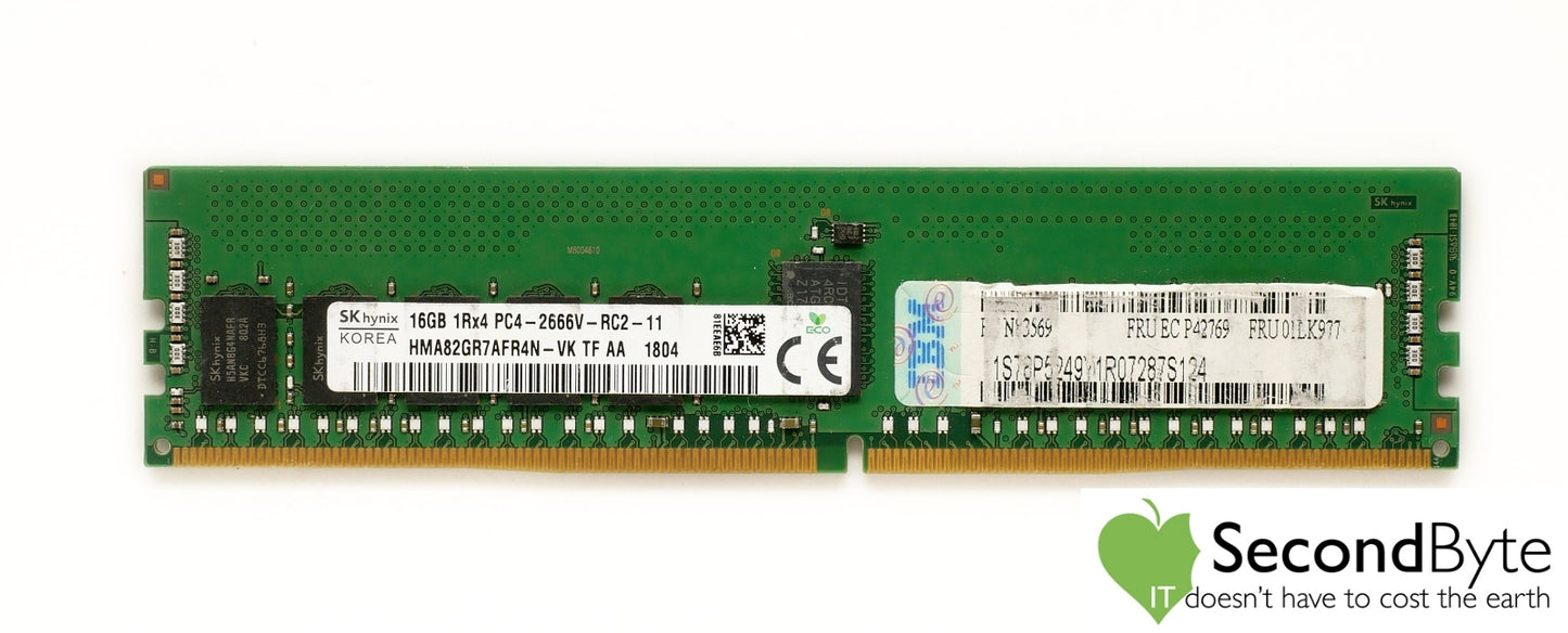 SK Hynix 16GB PC4-2666V REG ECC Server Memory  HMA82GR7AFR8N-VK