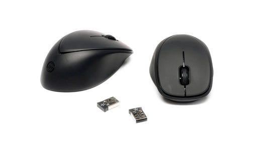 2 x Genuine HP Comfort Grip Wireless Mouse H2L63AA