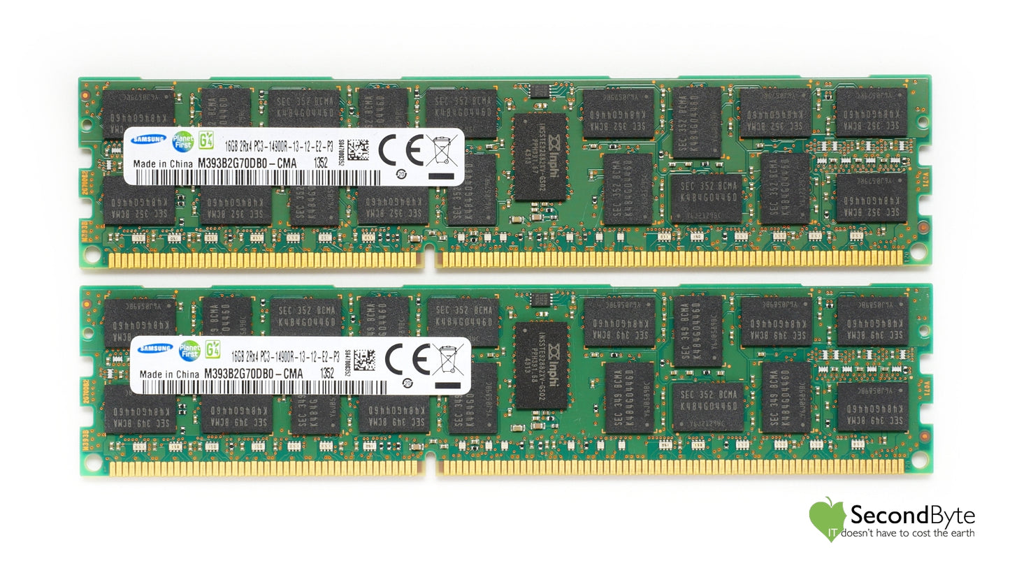 Samsung 32GB (2x 16GB) PC3-14900R REG ECC Server Ram M393B2G70DB0