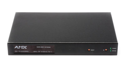 AMX NMX-DEC-N1222A Minimal Proprietary Compression Video Over IP Decoder POE