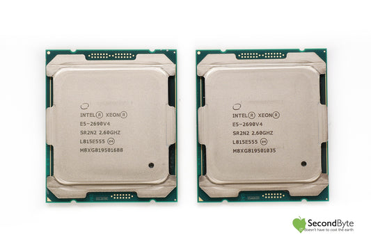 2 x Intel Xeon E5 2690 V4 2.6GHz 14 Core CPU SR2N2