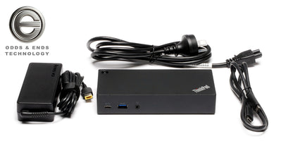 Lenovo ThinkPad DK1633 USB-C Docking Station Type 40A9 w/ 90W Lenovo AC Adapter
