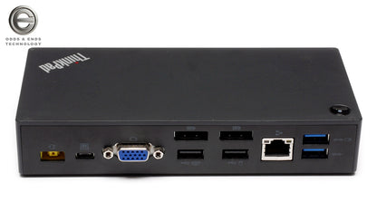 Lenovo ThinkPad DK1633 USB-C Docking Station Type 40A9 w/ 90W Lenovo AC Adapter